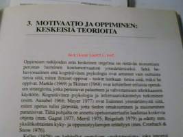 oppimismotivaatio  teoriaa,tutkimuksia ja esimerkkejä oppimishalukkuudesta  aavaranta-sarja