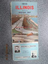 Illinois 1955 -kartta