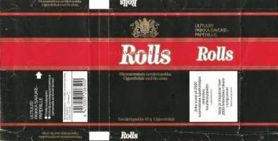 Rolls  -  savuketupakkakääre tupakkaetiketti tupakka