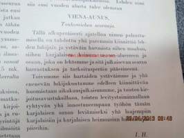 Wiena-Aunus II - Toukomiehen 10-vuotisjulkaisu ja joulunumero 1934 -Karjalan Sivistysseuran julkaisua, Suomen ja Venäjän alueella olevan Karjalan alueen ja