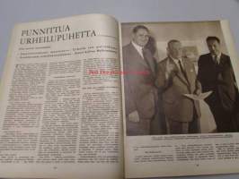 Suomen Kuvalehti 1956 nr 40, ilm. 6.10.1956.  Kaarle Tavela kävi Venäjänmaalla, Himalajan rinteillä II, Aleksis Kivi näyttely Turun Taidemuseossa -55, Suomen