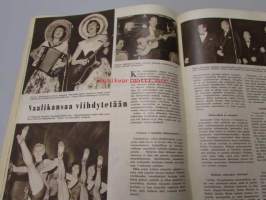 Suomen Kuvalehti 1956 nr 40, ilm. 6.10.1956.  Kaarle Tavela kävi Venäjänmaalla, Himalajan rinteillä II, Aleksis Kivi näyttely Turun Taidemuseossa -55, Suomen