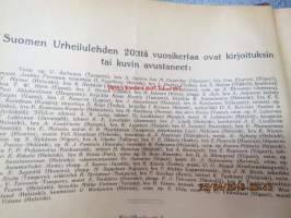 Suomen Urheilulehti 1916-17 -sidottu vuosikerta (1.10.1916-1.10.1917)
