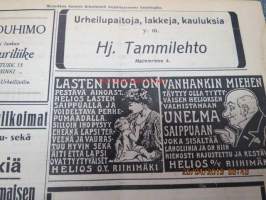 Suomen Urheilulehti 1916-17 -sidottu vuosikerta (1.10.1916-1.10.1917)