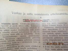 Suomen Urheilulehti 1916-17 -sidottu vuosikerta (1.10.1916-1.10.1917)