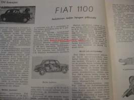 Tekniikan Maailma 1955 / 5. Koeajossa Fiat 1100 .Venäläisillä atomiauto ?.