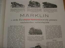 Tekniikan Maailma 1955 / 1 Märklin, koeajossa Mercedes-Benz 180, kaitafilmitekniikkaa, koekuvaus kinofilmikamera Zorkij