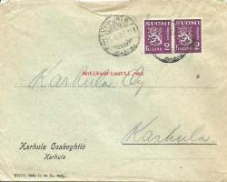 Karhula Oy  21.1.35      firmakuori