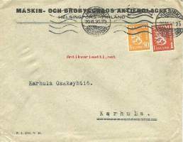 Maskin- och Bryggnads Ab  30.6.1930      firmakuori