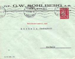 G.W.Sohlberg Oy   1.6.1938    firmakuori