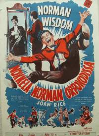 Nokkela Norman, Norman Widsom 1954  -elokuvajuliste