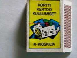 tulitikkuaski kortti kertoo kuulumiset