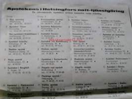 apotekens i helsingfors  1965