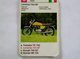 moottoripyörä kortti laverda 750 sf