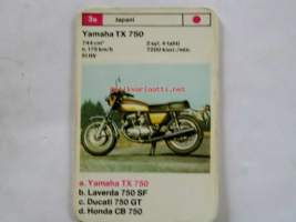 moottoripyöräkortti yamaha  tx  750