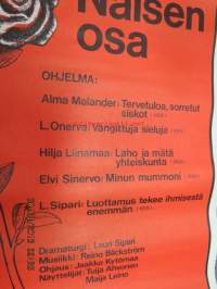 Naisen osa / Ryhmäteatteri -juliste