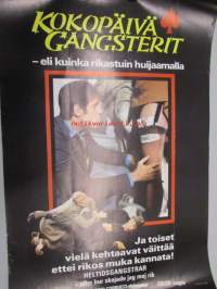 Kokopäivägansterit - Heltidsgangstrar -elokuvajuliste, Anthony Quinn, Sergio Corbucci