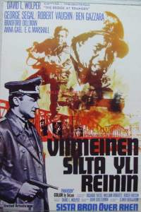 Viimeinen silta yli Reinin on John Guillerminin ohjaama tosipohjainen sotaelokuva vuodelta 1969. elokuvajuliste 60x40 cm