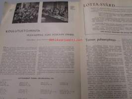 Lotta-Svärd 1941 nr 1 (Sk:n vaatevarusteiden kunnostus, lottaneuvojat, yhdistyksen koulutustoiminta ym)