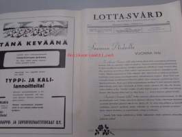 Lotta-Svärd 1941 nr 7 (Kansalaiskasvatus lottajärjestössä, Saksan teollisuusnäyttely naisen silmällä, ryhtiharjoituksia, puhdistusaineet ym)