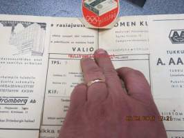 Jalkapalloilun mestaruussarja 1940-41 TPS-KIF -käsiohjelma, Klubi 7 mainos olympiarenkain