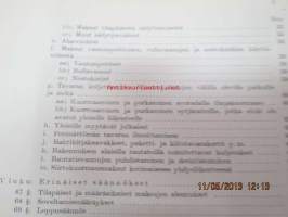 Valtionrautateiden tariffisääntö annettu 23 p:nä toukokuuta 1939 sekä rautatiehallituksen vahvistamat lisämääräykset