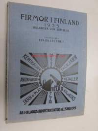 Firmor i Finland 1935 - Balanser och kritiker