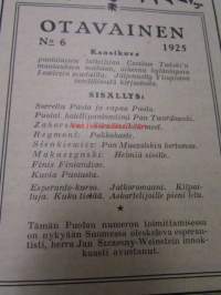 Otavainen 1925 nr 6, teema: Puola, askartelijoille hauska karuselli