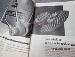 Verkstädernä 1940 nr 12 -ruotsalainen metallivesrtaitten ja konepajojen ym. tehdaslaitosten ammattilehti, runsas mainoskuvitus