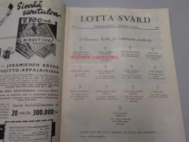 Lotta-Svärd 1942 nr 8 (sankarivainajat, sotilaskanttiinit, syöpäläisten hävittäminen kenttäoloissa ym)