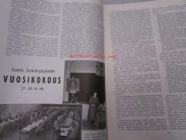 Lotta-Svärd 1943 nr 6 (ihannelotta, ilmahalytykset, huoltolotta muistelee, ruokaa kaniinista ym)