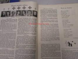 Lotta-Svärd 1943 nr 6 (ihannelotta, ilmahalytykset, huoltolotta muistelee, ruokaa kaniinista ym)