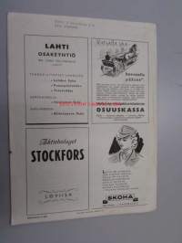 Lotta-Svärd 1943 nr 7 (koti ja avioliitto, kirjeopisto, tyttöjen työvelvollisuus, kanttiiniautossa ym)