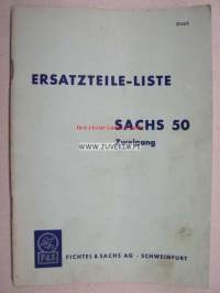 Sachs 50 Zweigang Ersatzteile-liste -varaosaluettelo
