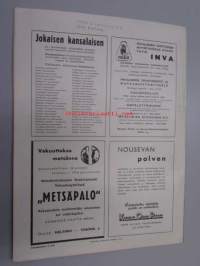 Lotta-Svärd 1943 nr 9 (naistyövoiman käytöstä, liiketoiminnanjohtaja jokaiseen lottapiiriin, Itä-Karjalan lottaopisto, Kajaanin lottakuoro ym)