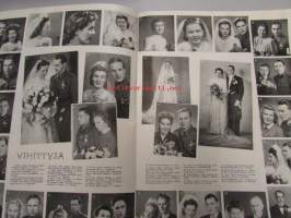 Eeva 1943 nr 7 (Verna Piponius, muoti tulee Aunuksesta, Irja Seeve, Miami Sun Tan-mainos ym)
