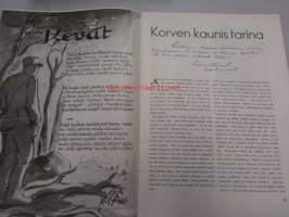 Suomen Invalidi 1944 nr 4 (vammaisista työkykyisiä leikkausten avulla, invalidit kaiverruskursseilla, sairaanhoito Suomen sodassa 1808-09, Porin Matti -mainos ym)