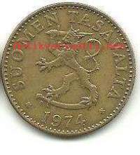 50 penniä  1974