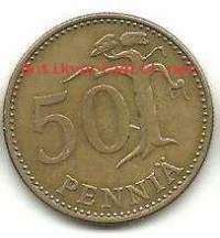 50 penniä  1974