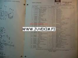 Johnson 1963 Sea horse models RDS- RDSL-25D electric -parts catalog