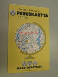 Pakkala 2141 08 Peruskartta 1:20 000