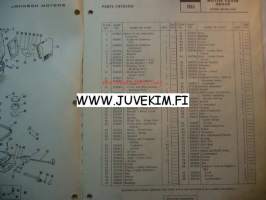 Johnson 1963 Sea horse models RDS-RDL-25D -parts catalog