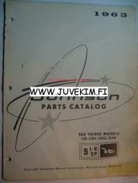 Johnson 1963 Sea horse models CD-CDL-20C-20R -parts catalog