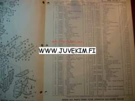 Johnson 1962 Sea horse models V4A-V4AL 14 -parts catalog