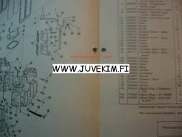 Johnson 1962 Sea horse models V4A-V4AL 14 -parts catalog