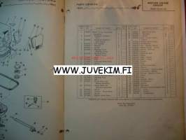 Johnson 1962 Sea horse models RX-RXL-10C -parts catalog