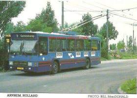 Den Oudsten/Kiepe    trolley bus  - linja-auto postikortti