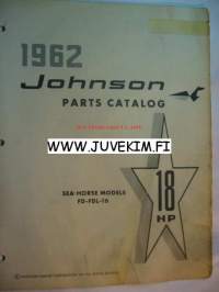 Johnson 1962 Sea horse models FD-FDL-16 -parts catalog