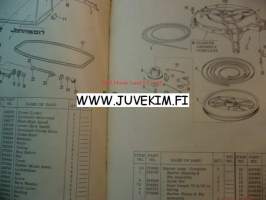Johnson 1962 Sea horse models FD-FDL-16 -parts catalog