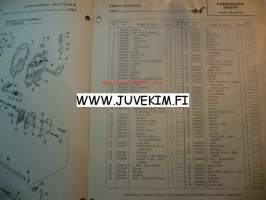 Johnson 1962 Sea horse models QD-QDL-23 -parts catalog
